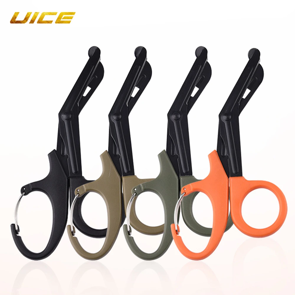 Ice Hockey Tape Scissors With Buckle Multipurpose Stainless Steel Scissor For Cutting PVC Tape Bandage Shear Hockey Accessories