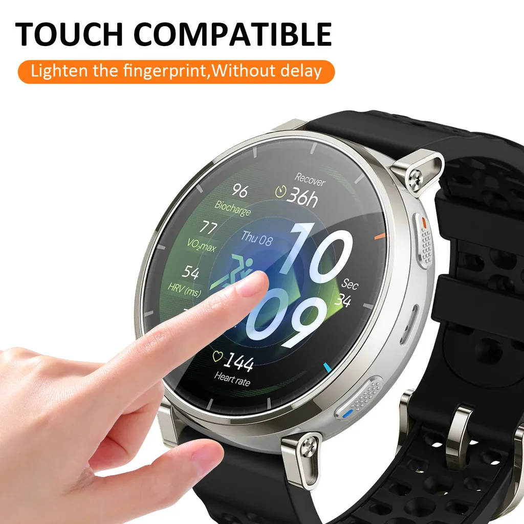 Amazfit Active 2 3 Max HD 투명 안티 스크래치 보호 필름 Active2/3 필름용 3-5Pcs 소프트 TPU 하이드로겔 스크린 보호 필름