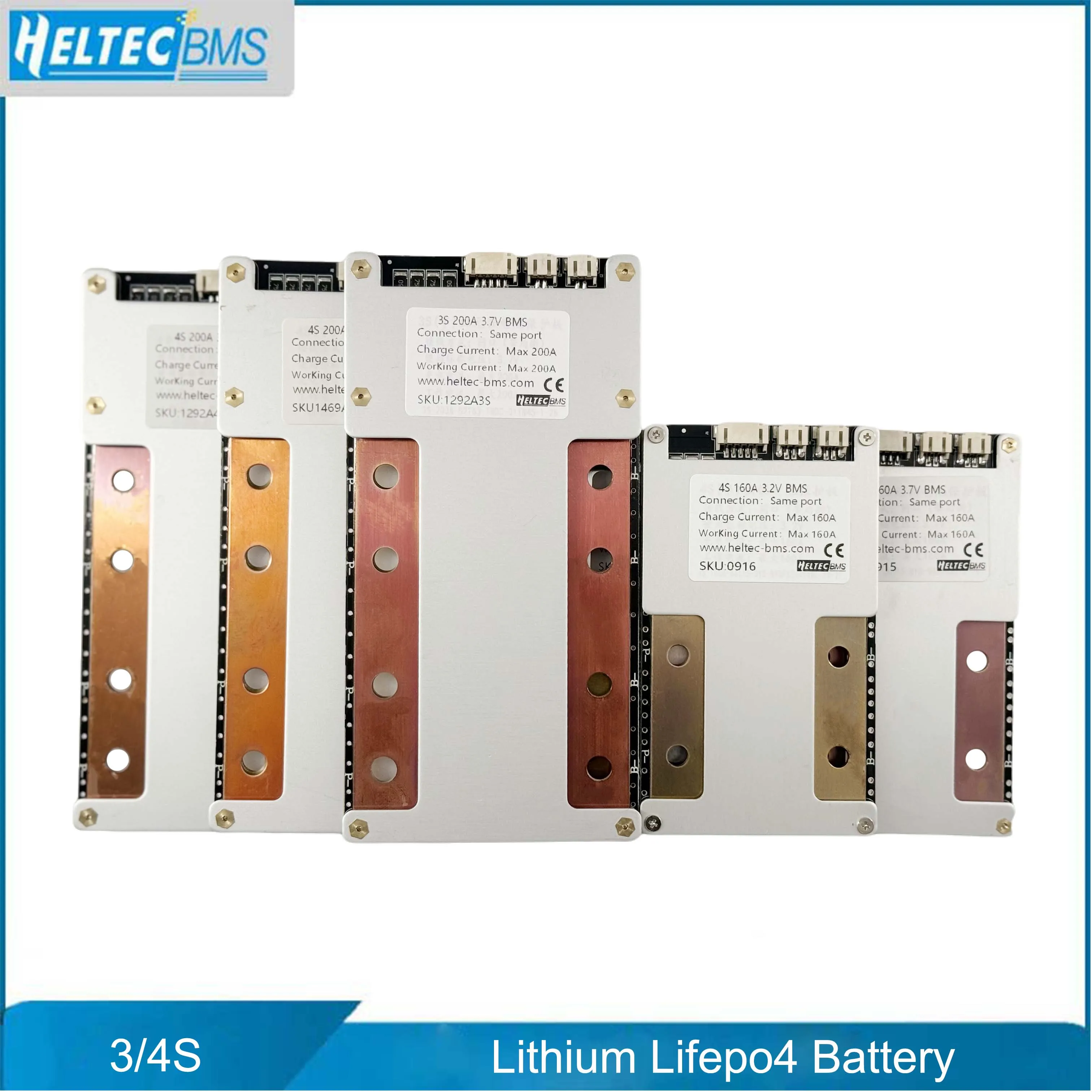 

BMS 3S 4S Balance 100A 120A 160A 200A 330A 12.6V/16.8V 18650 Battery Protection Board Li-ion/LiFePo4 Ups inverter/motorcycle