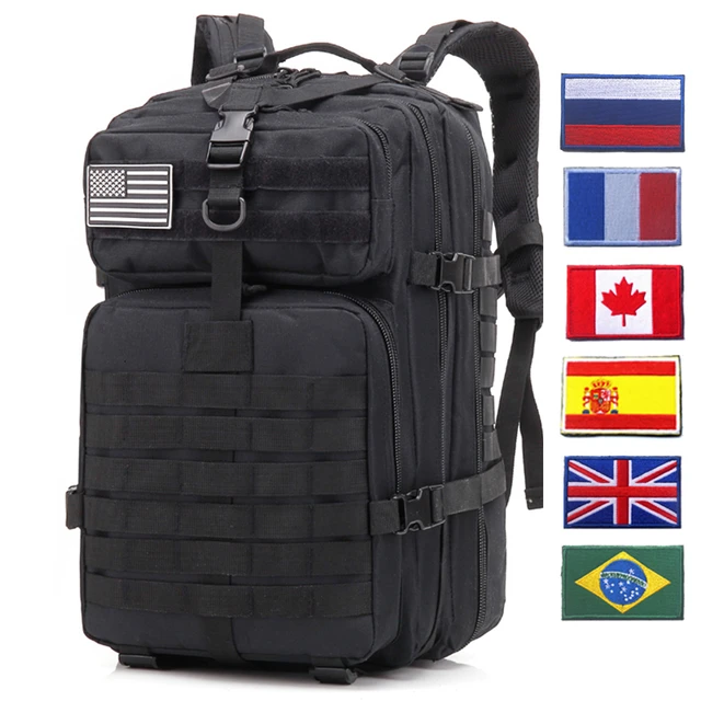 50L Hombre/Mujer táctica Mochila Mochila impermeable de Crossfit Fitness  Molle Bug out Bag mochila para trekking caminatas al aire libre - China  Tactical Mochila y bolsa de viaje precio