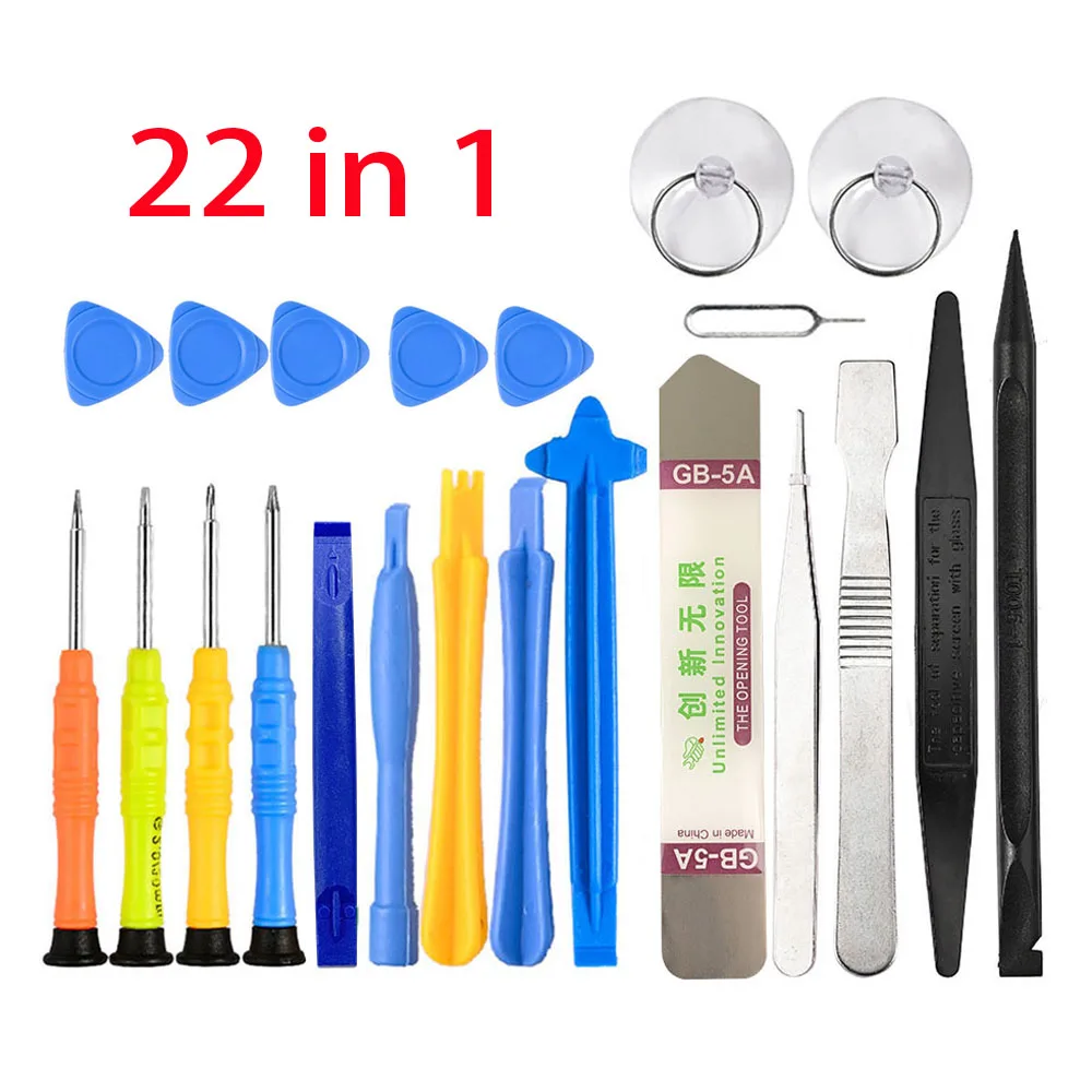 22 in 1 Repair Tools Opening Screwdriver Set for Mobile Phone iPhone iPad Laptop Computer Disassemble Hand Tool Set Removal Tool 38 in 1 precision screwdriver set multifunction diy hand tool kit for iphone mobile phone cellphone laptop pc electronic device