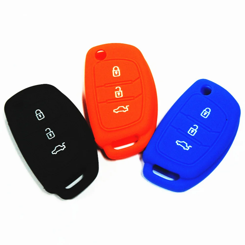 Silicone Car Key Case Protector Remote Flip Key Cover Fob for Hyundai  Avante Porter Elantra Sonata Santafe i30 HB20 Solaris ix35 - AliExpress