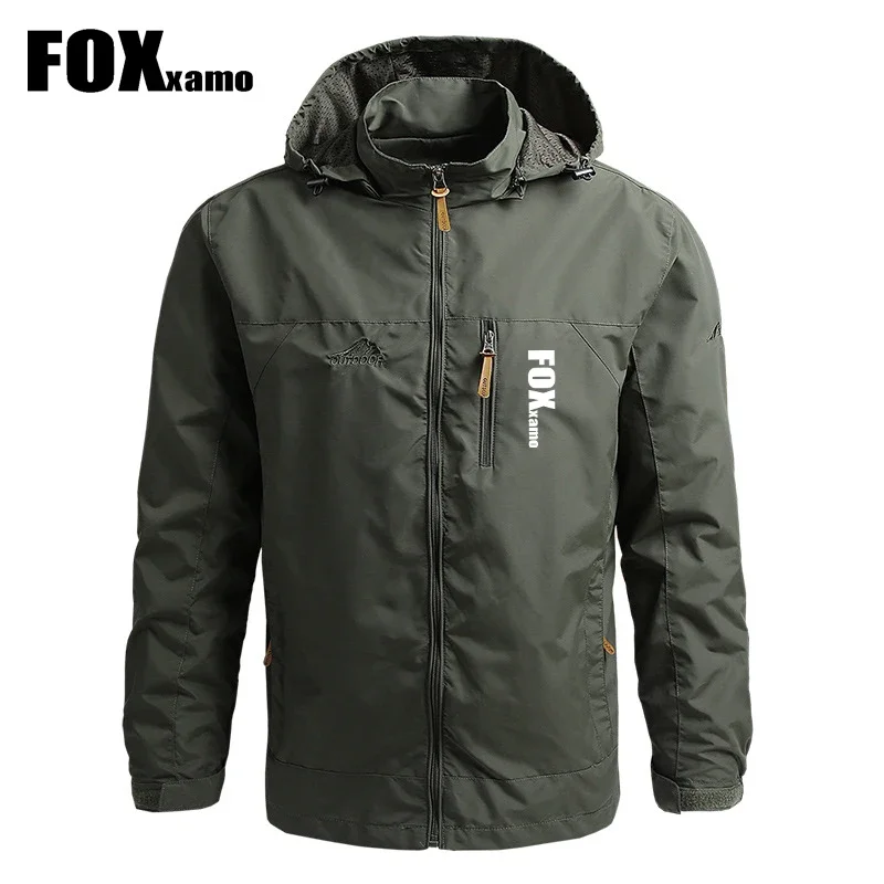 

Foxxmo 2023 тактическая велосипедная одежда для активного отдыха, летняя и осенняя прочная ветрозащитная куртка, камуфляжная походная куртка