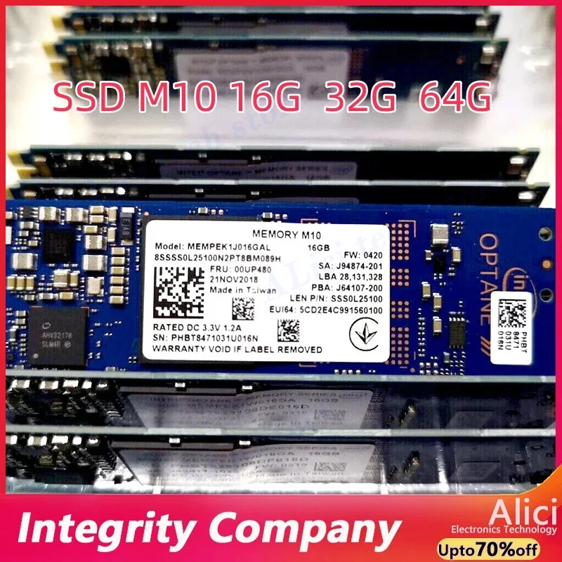 Original M10 2280 SSD 64GB 32GB 16GB PCIe 2242 3D