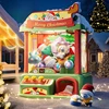 New Christmas Theme Doll Machine Coin Operated Play Game Claw Catch Toy Machines Dolls Children Interactive Toys Christmas Gifts 1