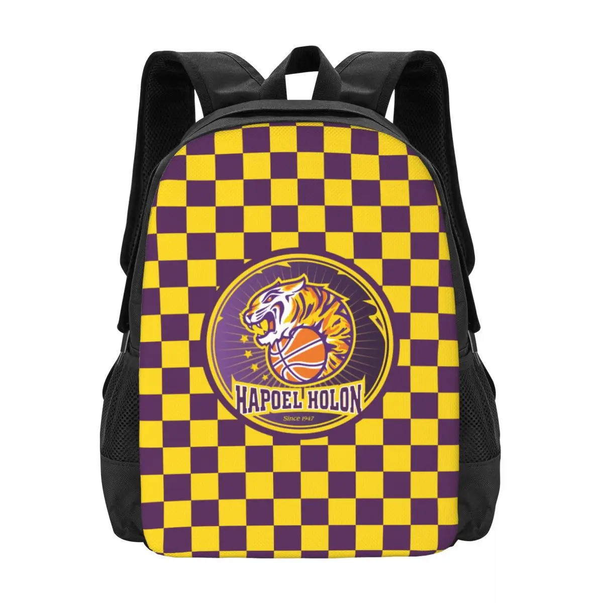 

Israel Hapoel Holon Bc Travel Laptop Backpack Bookbag Casual Daypack College School Computer Bag for Women & Men