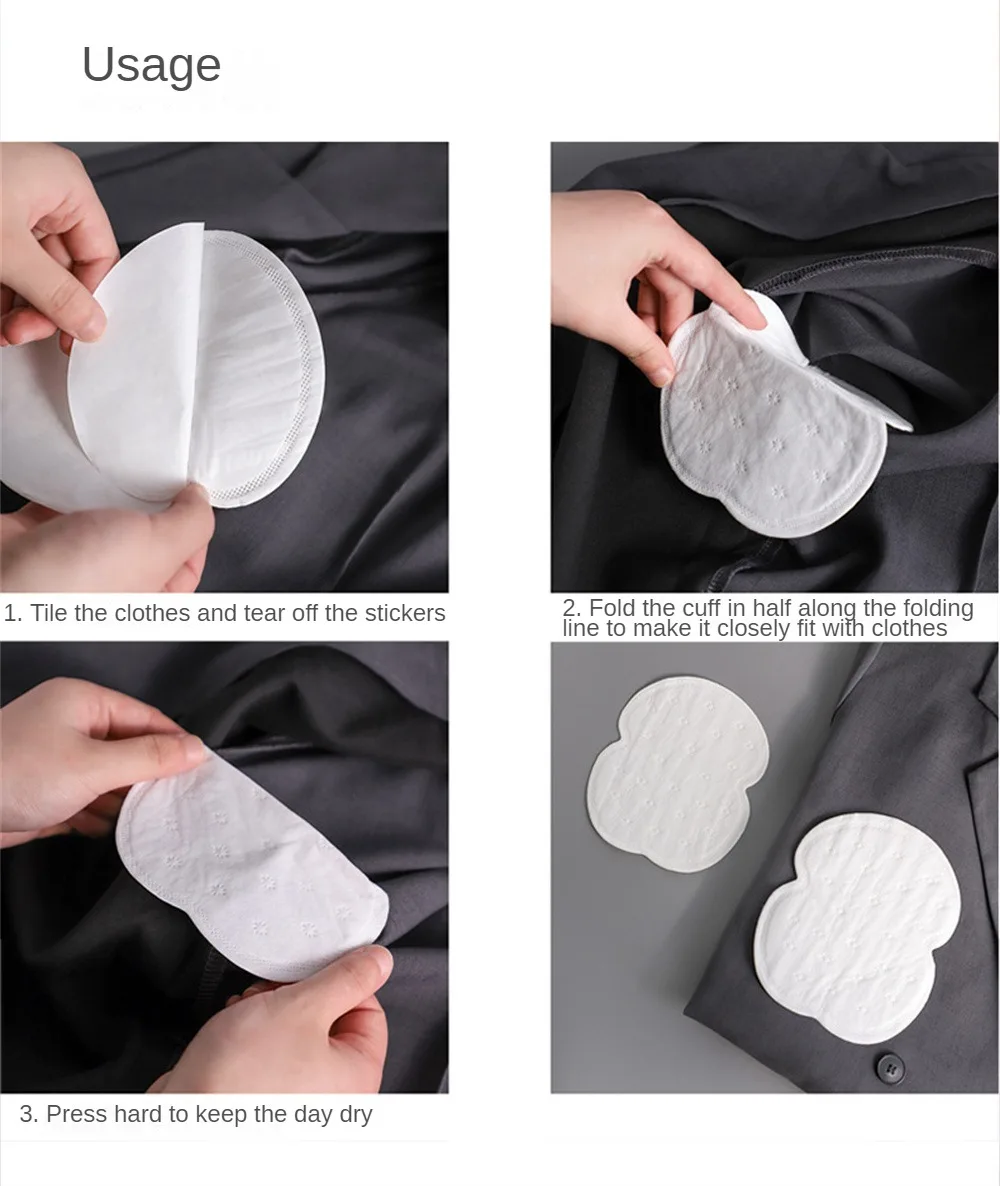10/30/50pcs Underarm Dress Clothing Armpit Care Sweat Scent Perspiration Pad Shield Absorbing Deodorant Pads