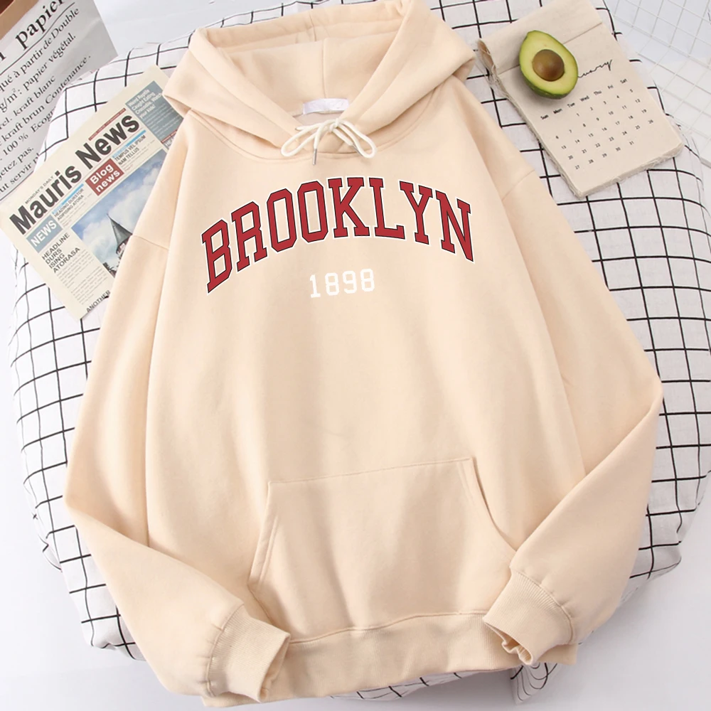 

Мужская толстовка с принтом Brooklyn 1989, Повседневная простая одежда для улицы, модные Универсальные толстовки, качественный спортивный костюм в стиле Харадзюку для мужчин