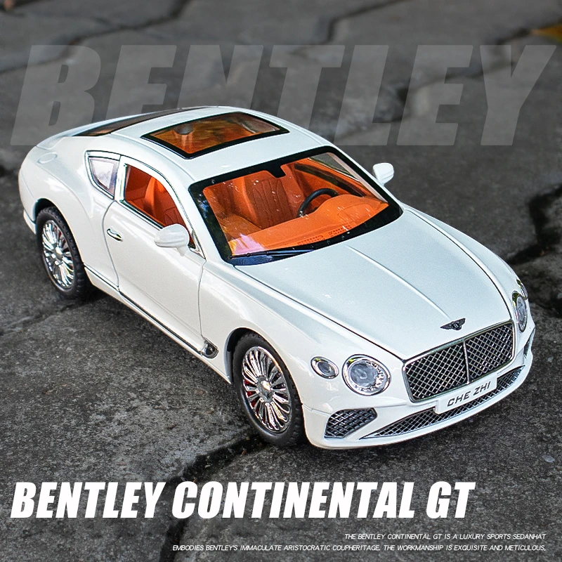 1:24 Bentley Modellauto Aus Zinklegierung - Mit Sound Und Licht Für Sammler