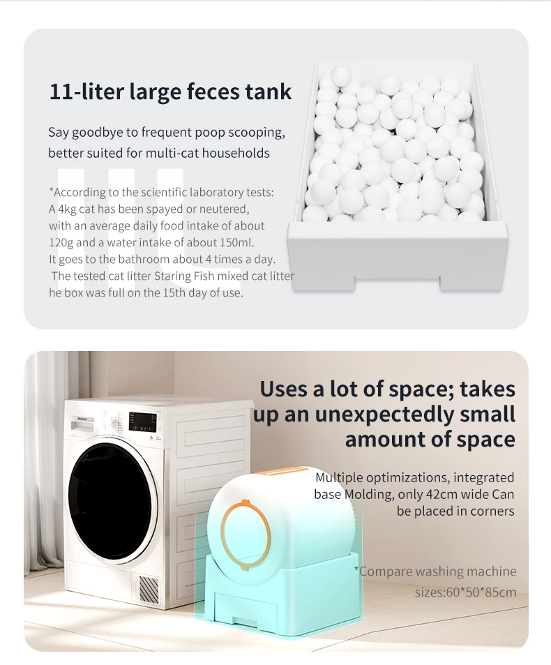 Automatic Self-cleaning Cat Litter Box With Wifi And App Control_voghion.com