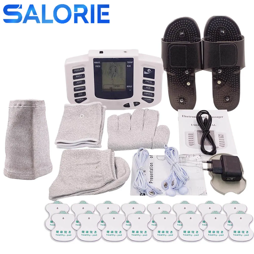 Ems Muscle Electrostimulator Tens Machine Electric Body Massager Back