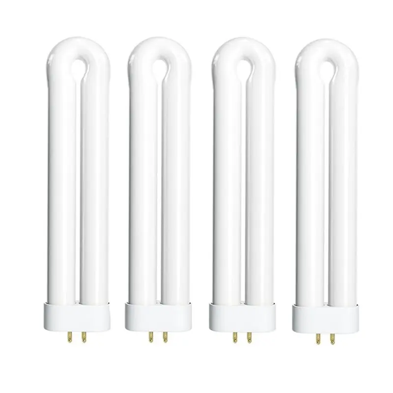 15와트 곤충 유인 램프용 버그 재퍼 교체 전구, 7.5인치 FUL 15W-BL U자형 전구(15Wht 12팩용)