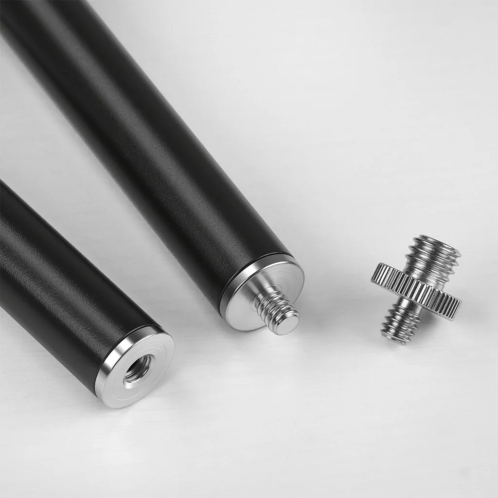Metal Tube Extendable Rod Selfie Stick Monopod Extention Pole Stand Holder with 1/4inch Screw Ball Head for Mobile Phone Cameras