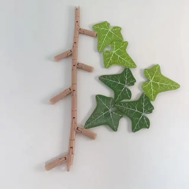 Magnete per frigorifero con edera con steli articolati Stampato in 3D Piante a foglie di edera Magnete per frigorifero Decorazione per armadietto del frigorifero 5