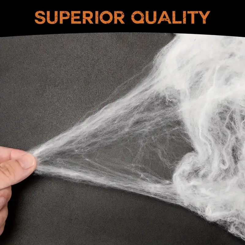 Realistic Spider Web Decoration for Halloween