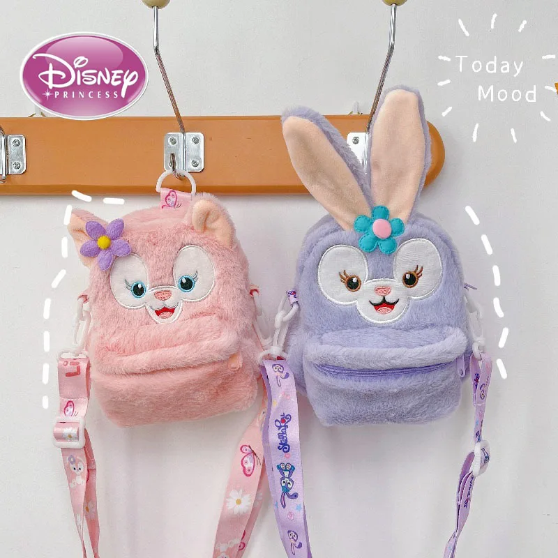 Disney's Plush Star Dew Strawberry Bear Little Monster Messenger Bag Women's Cartoon Bag