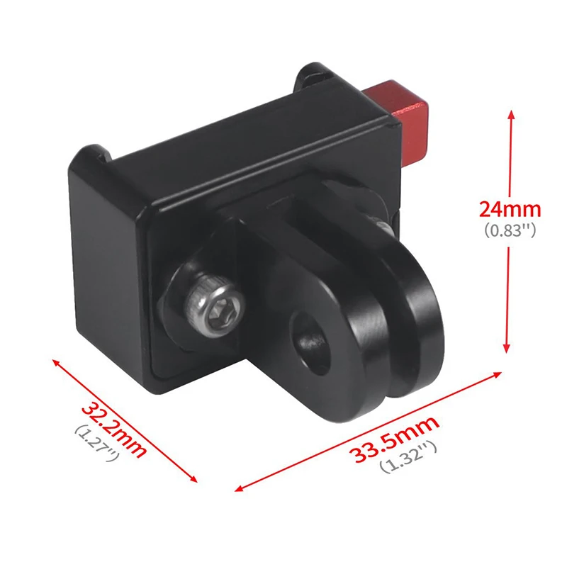 Push-Button Lock Universal Mini Quick Release Clamp Plate 1/4" Screw Tripod Mount Adapter – Detail 21