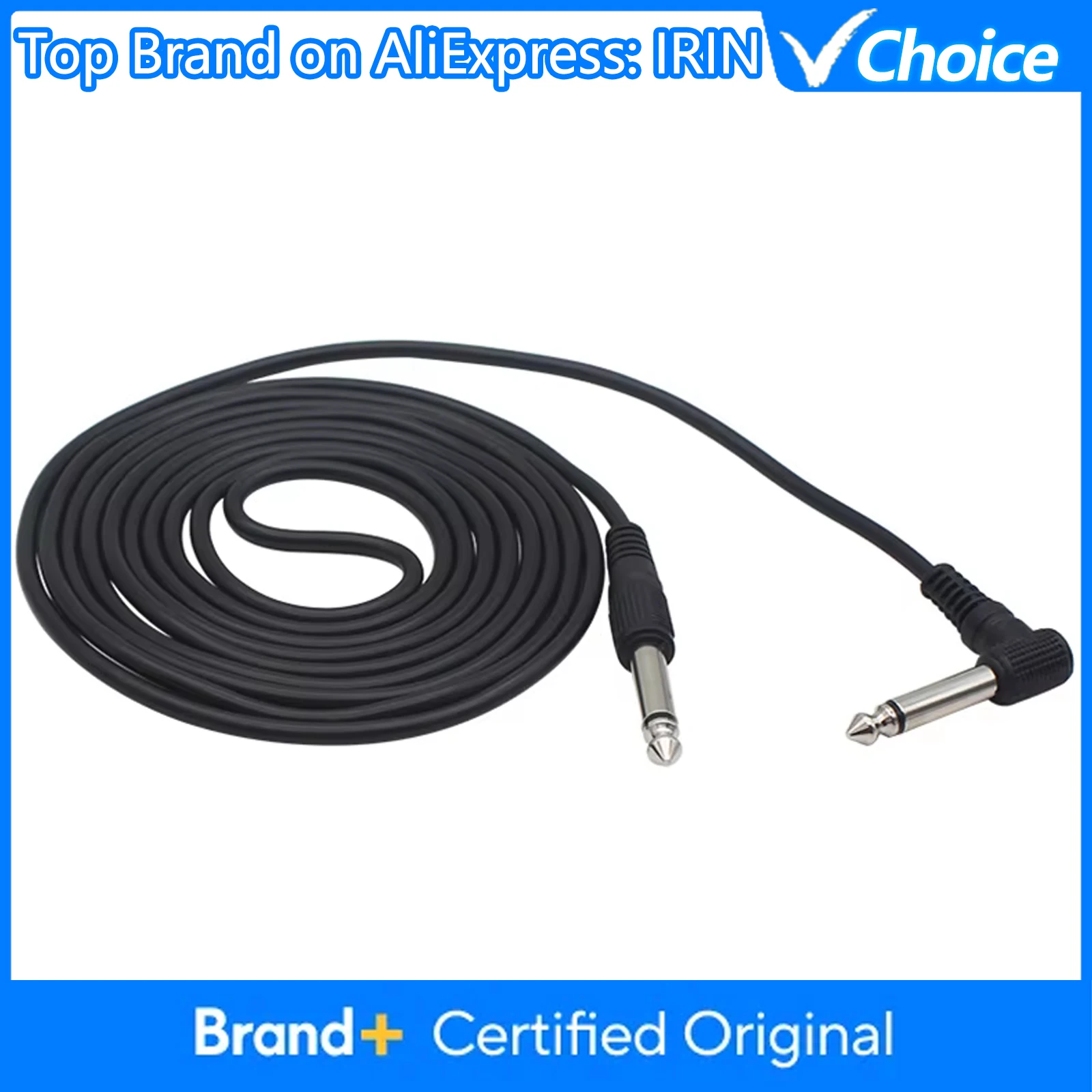 IRIN Guitar Cable 3M Connecting Cable for Electric Guitar Bass Keyboard Instrument Noise Reduction Audio 6.35 Plugs