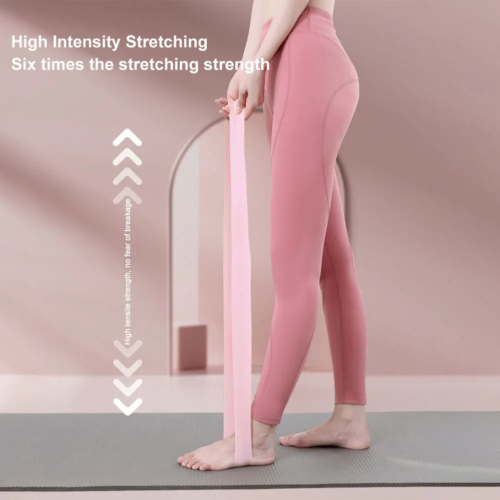 S25709bf92dce4076ba3b1835e2b2ba84k Fabric Resistance Booty Bands Stretch Fitness Strips Anti-Slip Pilates Hip Circle Glute Thigh Elastic Bands Yoga Gym Equipment