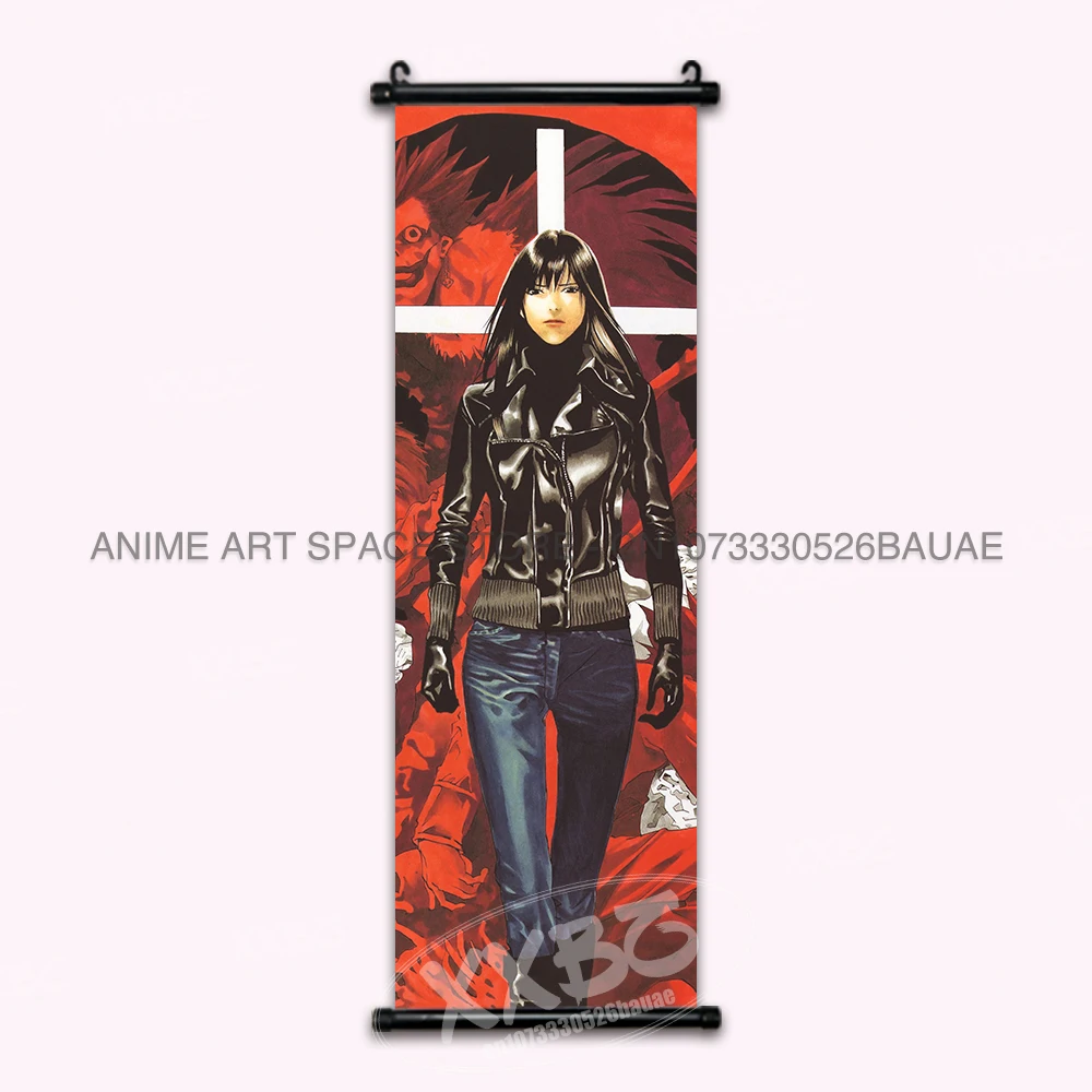 Death Note Anime Nostalgia Hanging Poster - Home Decoration Wall Art Mural Featuring Yagami Light and Ryuk