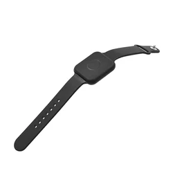Wearable Waterproof Bluetooth Low Energy Tracking Beacon Bracelet (Black - defult)