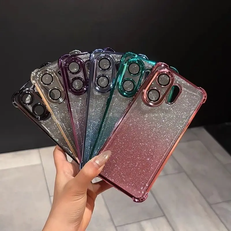 Fashion Glitter Shockproof Phone Case with Coner-Airbag Protection