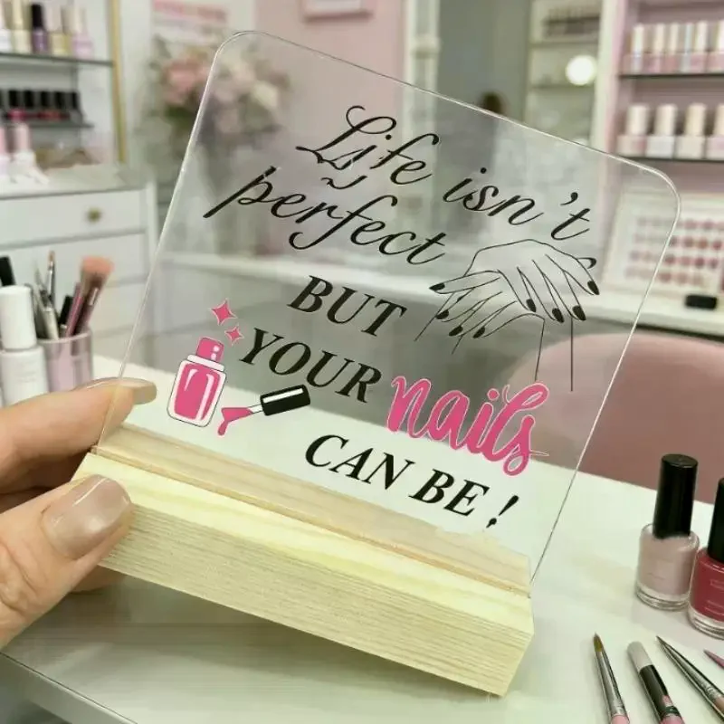 Espositore per Forme di Unghie con Base, Guida per Unghie, Supporto per Mostrare Unghie Finte, Espositore da Banco per Salone di Bellezza, Strumento per Nail Art - immagine 5