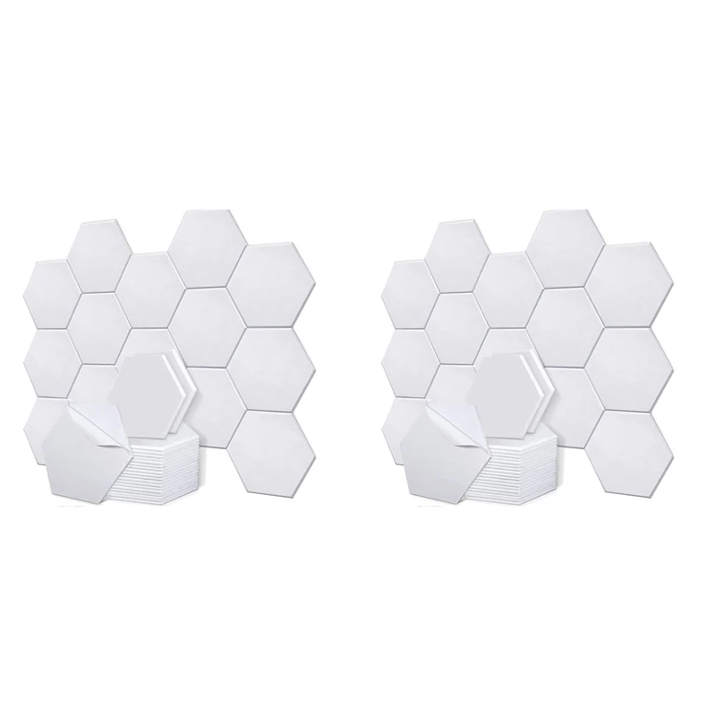 

36 Pack Self-Adhesive Acoustic Panels Soundproof Wall Panels 12X10X0.4Inch Acoustic Treatment Panel For Home Office