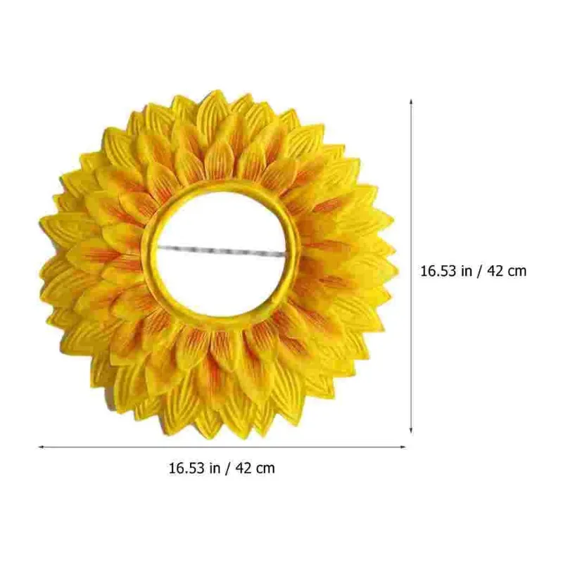 Sunflower Head Set 1set Children Dance Show Face Games Opening Ceremony Entrance Props Sun Face Set Cosplay sunflower head set