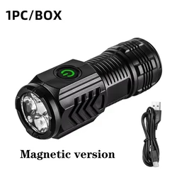 Three - Eyed Monster LED Flashlight - Ultimate Portable High - Brightness Strobe Light (Magnetic version)
