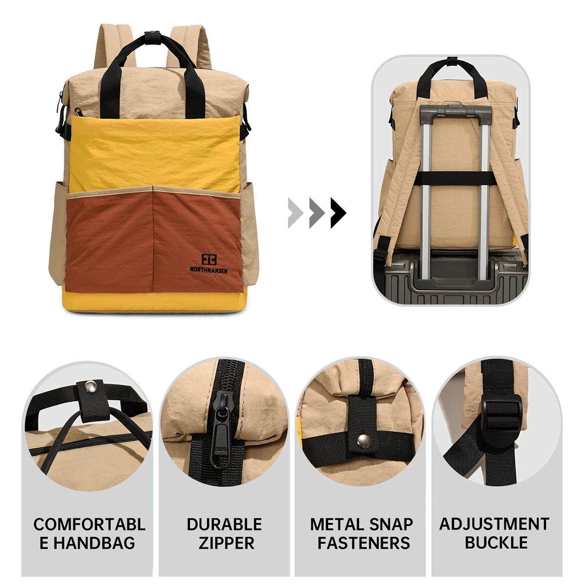 Mountaineering Bag, Large Capacity, Outdoor Commuting Computer Bag, College Student, High School Student, Simple Backpack, Women's Travel, Lightweight Sports