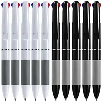 10Pcs 3-in-1 Multicolor Pen 3-Color Retractable Ballpoint Pens 1