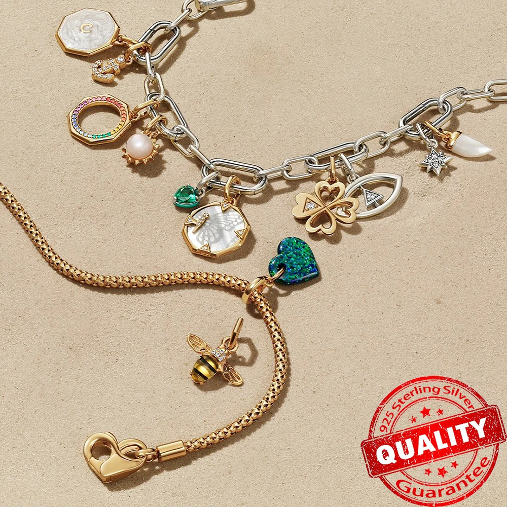 925 Sterling Silver Bow, Star & Heart Dangle Charms – Fits DIY Bracelets & Necklaces 6