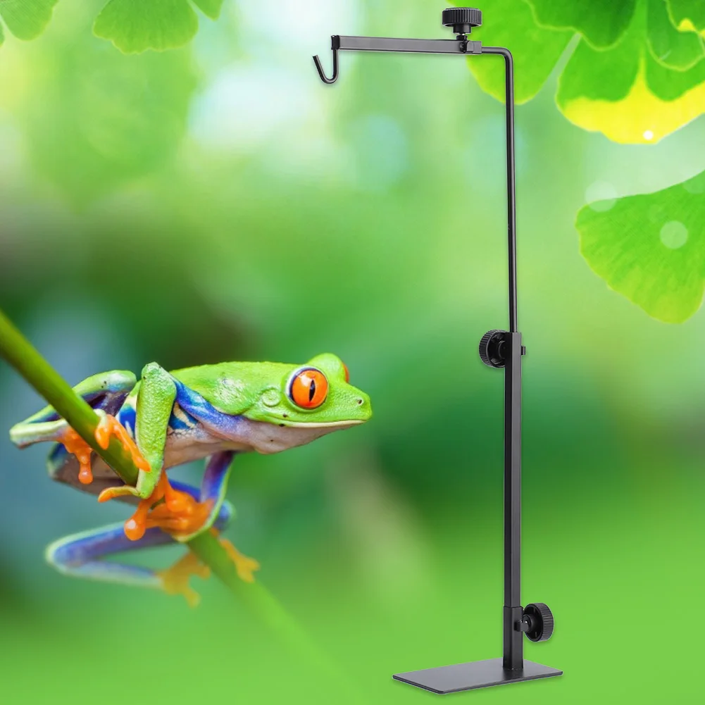 Adjustable Landing Light Lamp Stand Bracket for Pet Reptiles Tortoise Centipede Spider