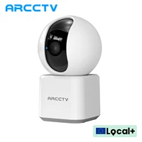 Caméra de surveillance pour bébé ARCCTV 2K HD avec communication bidirectionnelle, vision nocturne infrarouge, sécurité PTZ, caméra de surveillance WiFi 360° °   Suivi automatique 1