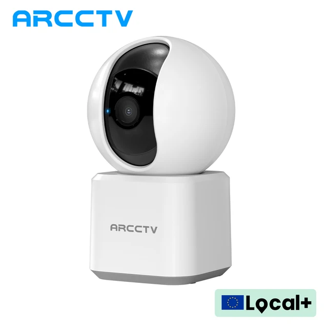 Caméra de surveillance pour bébé ARCCTV 2K HD avec communication bidirectionnelle, vision nocturne infrarouge, sécurité PTZ, caméra de surveillance WiFi 360° °   Suivi automatique 1