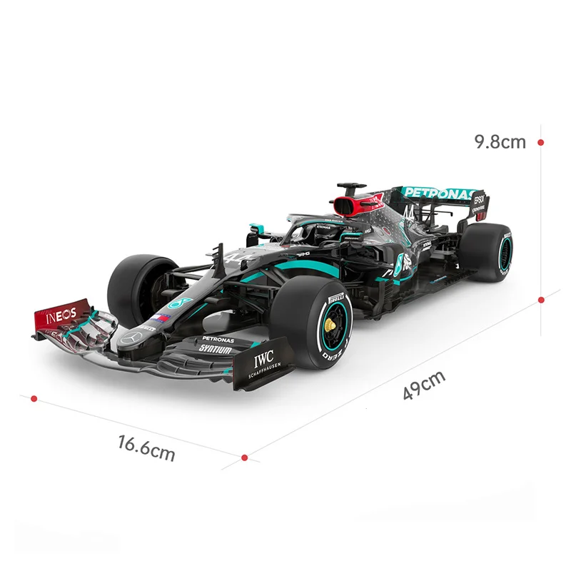메르세데스-AMG F1 W11 EQ 성능 44용 RC 자동차 장난감 1/12  팀 레이싱 포뮬러 드리프트 자동차 모델 어린이 장난감 크리스마스 선물
