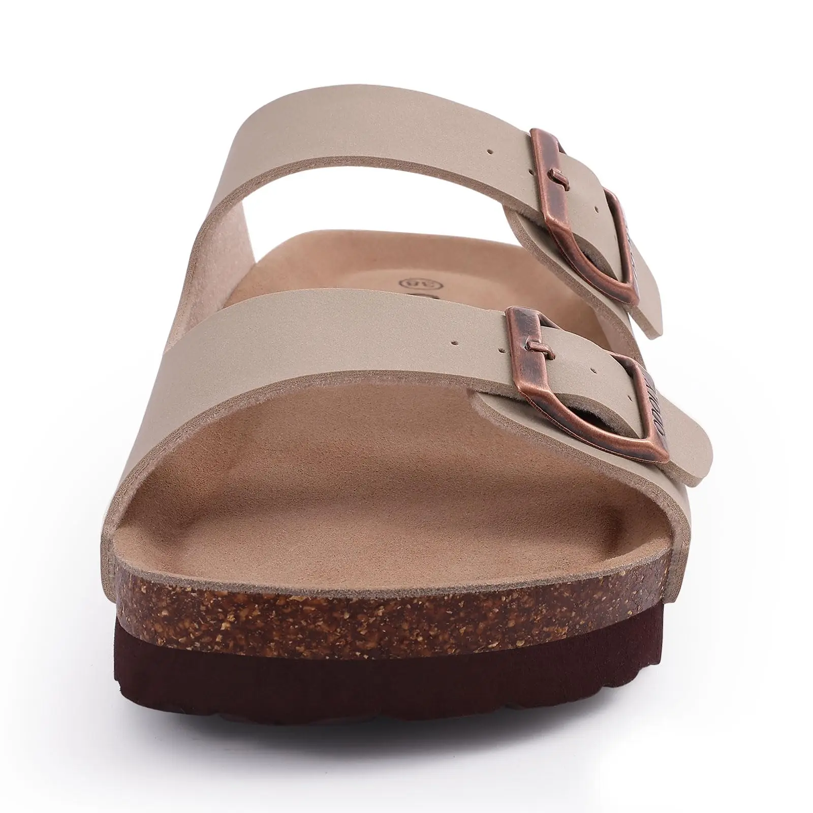 Sandalias De Corcho Para Mujer Con Plantilla De Corcho, Soporte De Arco