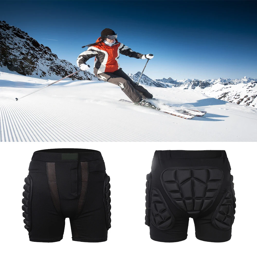 

Unisex Motocross Protective Shorts Ski Skate Skateboard Snowboard Protection Hip Butt Pad Drop Resistance Roller Padded Shorts