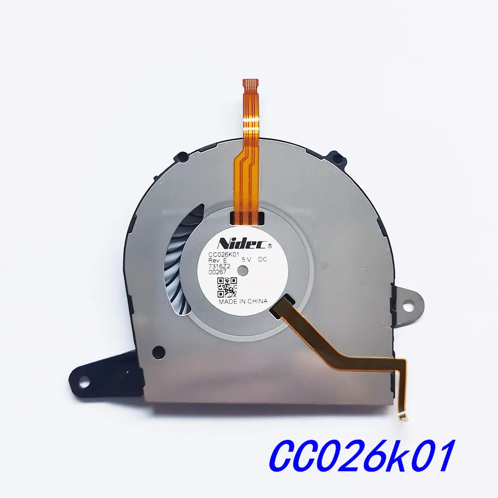 New laptop CPU cooling fan heatsink radiator for nidec cc026k01 DC5V CC026k01