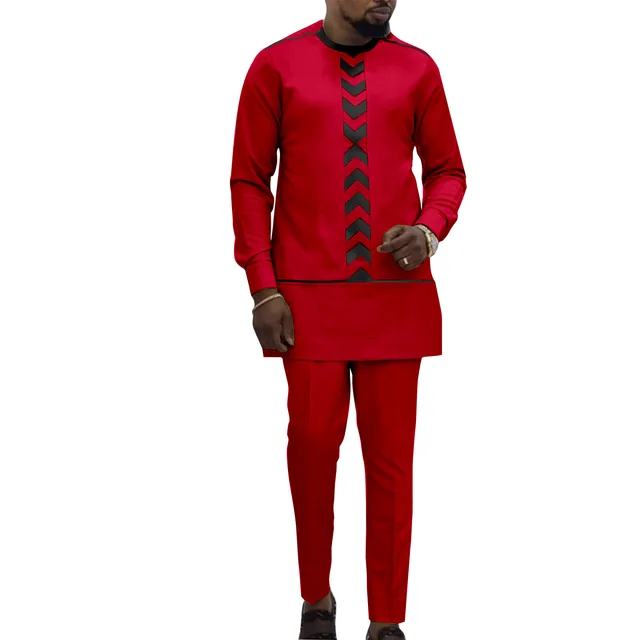 Mide Long Sleeve Dashiki Outfit - Image 4
