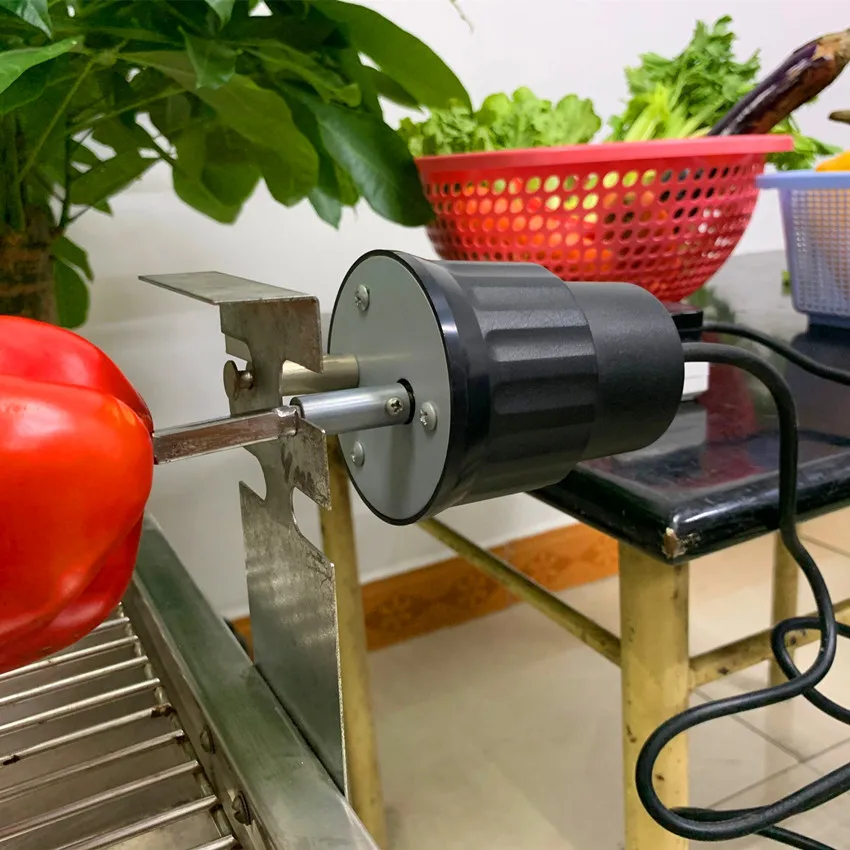 110V/220V Barbecue Motor Rotisserie 2RPM Rotator BBQ Grill Motors Roast Bracket Holder Supplies Kitchen BBQ Electric Motor US/EU 6