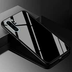 Premium Tempered Glass Hard Back Bumper Case Cover for P60 P60Pro (1)