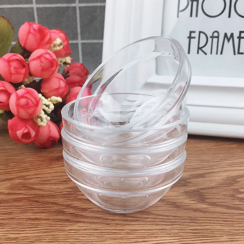 Beauty Transparent Small Bowl Essential Oil Mask Adjustment Bowl Thickened DIY Mask Adjustment Bowl
