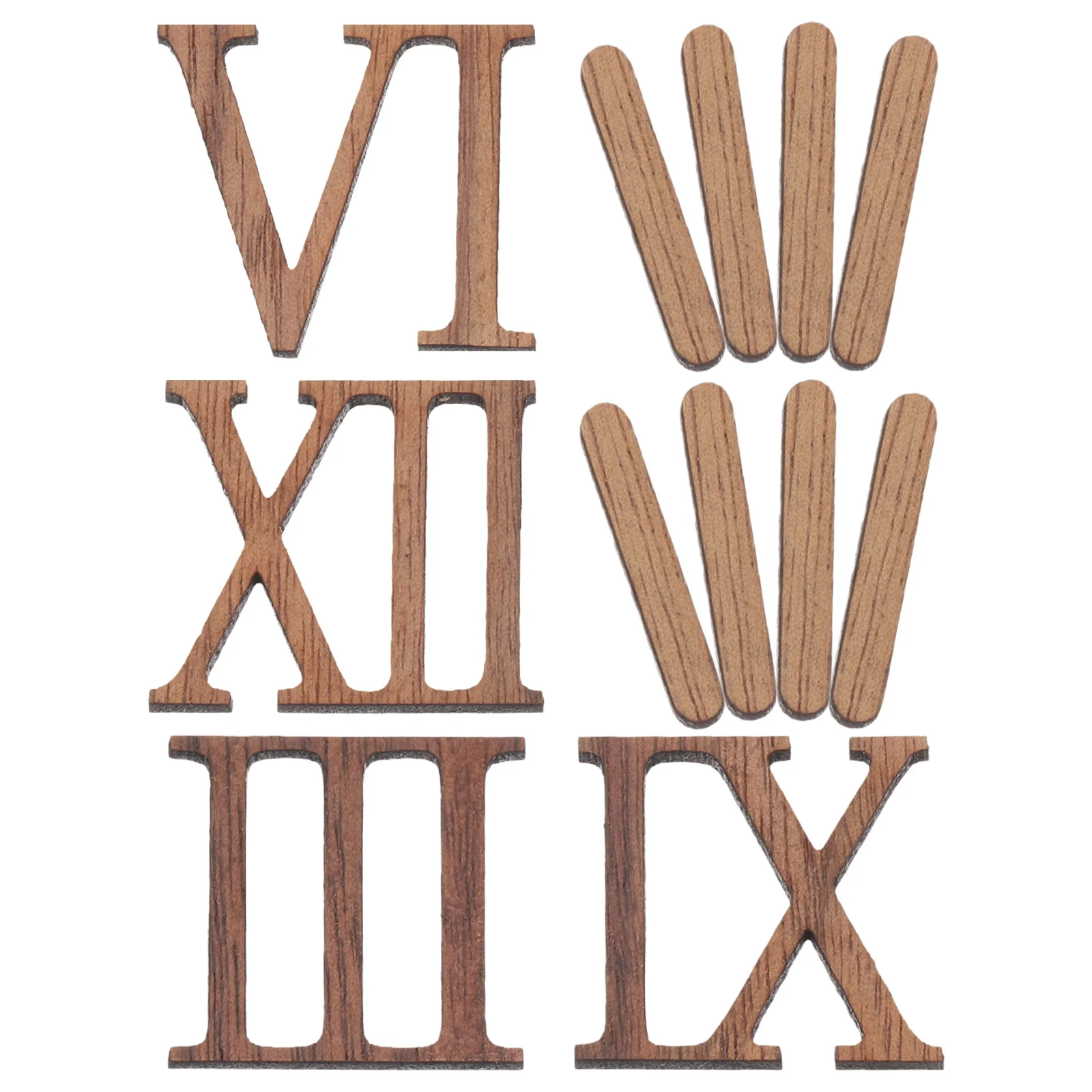 Wall Clock Digital Copper Boho Clocks for Walls Making Kit Number Labels Decorative Stickers Frameless Analog DIY