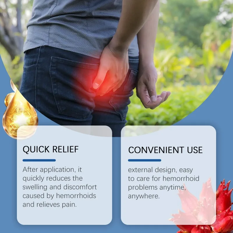 Hemorrhoids Capsules Mild Herbal Strength Repair Internal External Hemorrhoid Nourishing Body Skin Soothing Dry Care