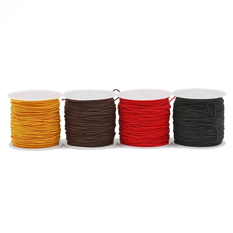 2MM Nylon Coated Round Elastic Cord Stretch Stretchable Beading