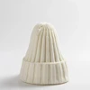Winter Knitted Hat For Women Acrylic Beanie Unisex Elastic Warm Hip Hop Cap Soft Baggy Bonnet шапка женская Wholesale 4