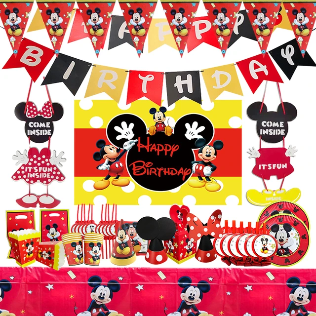 Birthday Party Decorations Kids Mickey Mouse - Disney Mickey Birthday Party  - Aliexpress