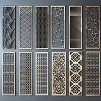 Garden Fencing Trellis Gates  Courtyard Aluminium Laser Cut Gates Perforated Garden Gates Decorative Aluminum Fence 2
